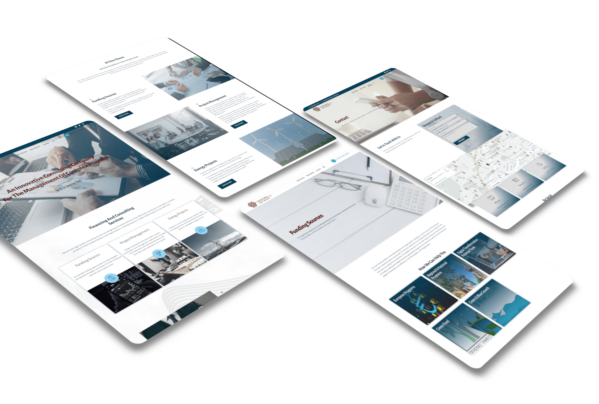Proterima site mockup